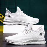 2020 Fashion Fly Woven Shoes Outdoor Breathable Mesh Sneaker Casual Running Men Shoes Korean Version Cool Light Sneakers Men