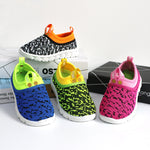 New Soft Kids Shoes Baby Boy Girl Shoes Candy Color Woven Fabric Air Mesh Children Casual Sneakers For Boys Girls