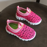 New Soft Kids Shoes Baby Boy Girl Shoes Candy Color Woven Fabric Air Mesh Children Casual Sneakers For Boys Girls