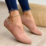 2020 Pointed Toe Suede Women Flats Shoes Woman Loafers Summer Fashion Sweet Flat Casual Shoes Women Zapatos Mujer Plus Size35-43