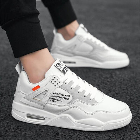 Male Shoes Breathable Men Sneakers Spring Autumn Leather Casual Shoes Men Sport Running Sneaker Tennis Trainer Zapatillas Hombre