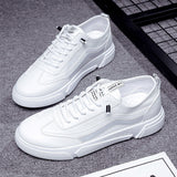 Men's White Casual Sneakers 2021 Summer Mesh Vulcanized Shoes Boys Tenis Sport Shoes Male Sneakers Men Canvas and Leather Shoe