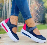 2021 Women Chunky Sneakers Solid Color Platform Shoes Thick Bottom Zipper Women's Vulcanized Shoes Sneakers Zapatos De Mujer