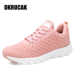 2020 Mesh Women Sneakers Breathable Women Flat Shoes Lightweight Casual Shoes Ladies Lace-up Deportivas Mujer Chaussures Femme