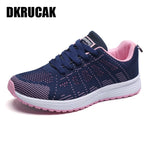 2020 Mesh Women Sneakers Breathable Women Flat Shoes Lightweight Casual Shoes Ladies Lace-up Deportivas Mujer Chaussures Femme