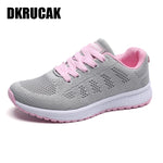 2020 Mesh Women Sneakers Breathable Women Flat Shoes Lightweight Casual Shoes Ladies Lace-up Deportivas Mujer Chaussures Femme