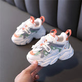 2021 New Spring/Autumn Children Shoes Mesh Breathable Toddler Boys Girls Sport Shoes Outdoor Tennis Fashion Kids Sneakers 21-30