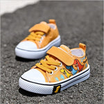 Children Canvas Shoes Boys Dinosaur Sneakers Breathable Casual Shoes 2021 Girls New Kids Tennis Shoes for Fashion shallow mouth